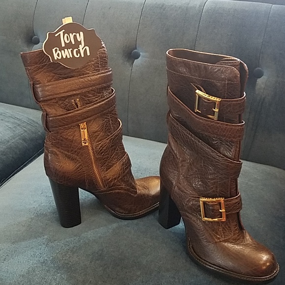 tory burch boots poshmark